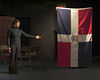 Minerva y Manolo: Amor y Lucha (and other performances) : From the Mirabal Museum....

The story of the Mirabal sisters is familiar to all Dominicans. In the days of the dictator Trujillo, there were four sisters, Patria, Dedé, Minerva, and María Teresa. They grew up in a family of privilege, a family favored by the Trujillo regime -- a family which was therefore supposed to be (or at least act) essentially oblivious to the government's rampant corruption and disregard for human rights. Simply put, those who were critical of Trujillo were "disappeared", and there were plenty of people willing to turn in neighbors, employers, or even family members for an offhand remark or joke. People lived in fear of a black Volkswagen of the SIM -- Trujillo's secret police -- driving up to their home.

In the course of the 1950s, underground anti-Trujillo movements began to proliferate. This was dangerous business: resistance members who were caught were imprisoned, tortured, or brutally killed. One by one, Minerva, María Teresa, and Patria Mirabal became involved in the resistance movement. Known as "las Mariposas" ("the butterflies"), the Mirabal sisters quickly became inspirational leaders of the resistance.

The government imprisoned the husbands of the three sisters, hoping that that would silence them. It did not. On the evening of November 25, 1960, as the Mirabal sisters were returning home after visiting their husbands in the Puerto Plata prison, soldiers ambushed their jeep. The three women and their driver were strangled and clubbed to death, and then, in a feeble effort to cover up the murders, their bodies were put back in the jeep and rolled over a cliff.

The public did not believe the government's story of an "accident" claiming the lives of the Mirabals. Historians consider the murder of las Mariposas a turning point in the downfall of Trujillo: popular support of the dictator waned, the resistance movement gained momentum, and the Catholic Church became more openly critical of the regime. On May 30, 1961, Trujillo was himself ambushed and assassinated.